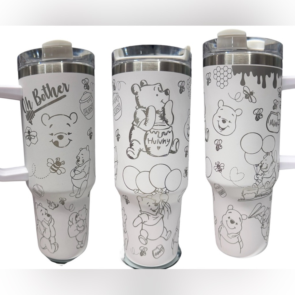 New 40oz laser engraved Winnie the Pooh Tumbler.